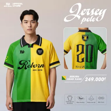 ÁO POLO THỂ THAO JERSEY RETRO BULBAL Mẫu 5