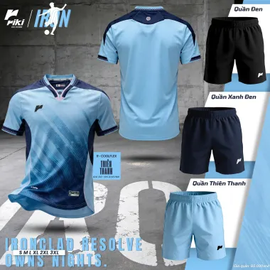 ÁO BÓNG ĐÁ IRON RIKI Mẫu 6