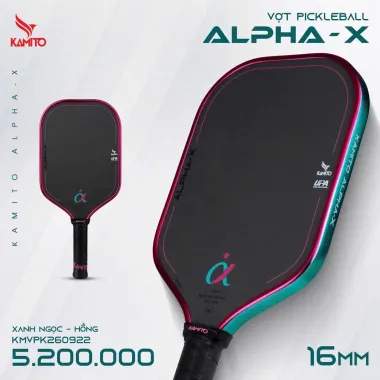 VỢT PICKLEBALL ALPHA X HER KAMITO (16MM) Mẫu 2