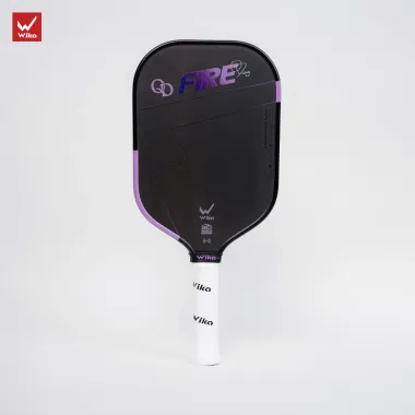 VỢT PICKLEBALL QD FIRE WIKA (16MM) - TẶNG KÈM 3 QUẤN CÁN VÀ 1 BÓNG THI ĐẤU Mẫu 6